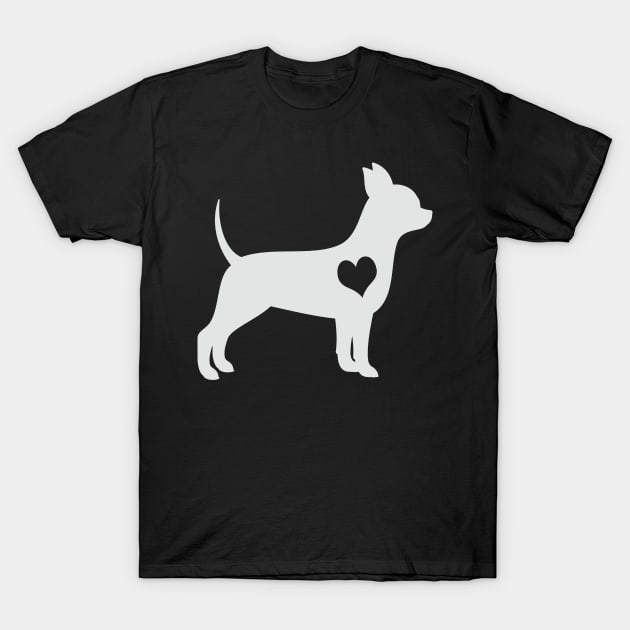 Adore Chihuahuas T-Shirt by Psitta